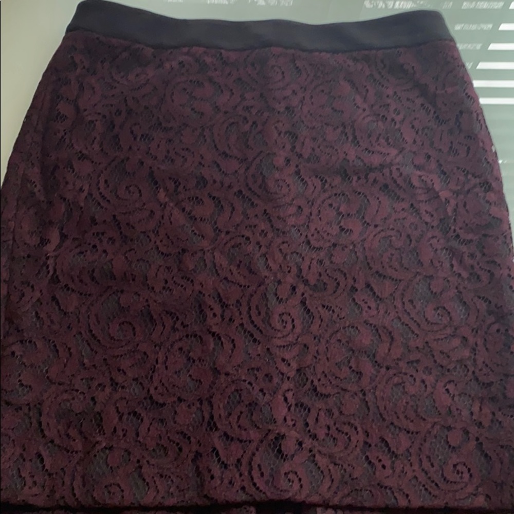 Loft lace skirt